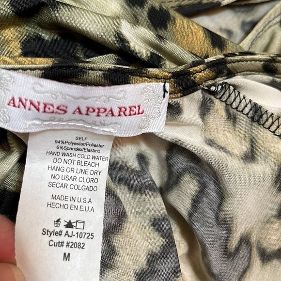 Leopard Animal Print Slit Sleeves Jumpsuit Romper - Picture 12 of 12